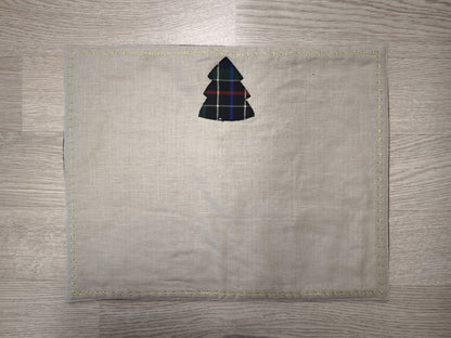 Tovaglietta colazione natalizia con alberello di Natale