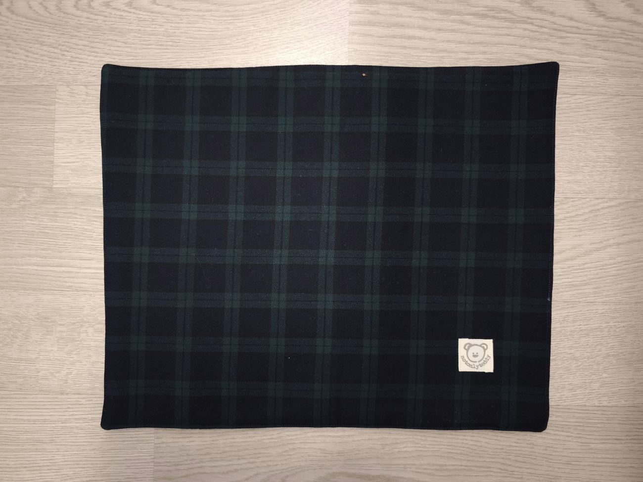 Tovaglietta colazione natalizia con stella scozzese