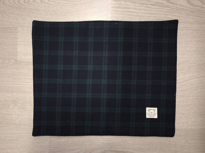 Tovaglietta colazione natalizia con stella scozzese