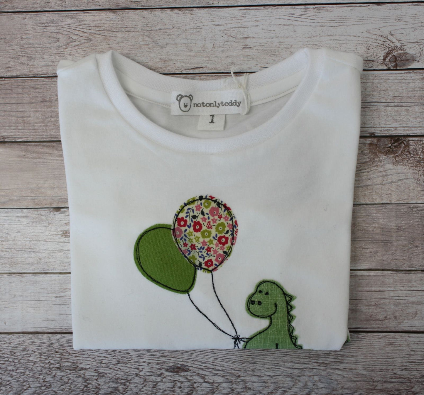 Maglietta a maniche lunghe con draghetto - taglia 1 anno