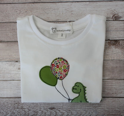 Maglietta a maniche lunghe con draghetto - taglia 1 anno