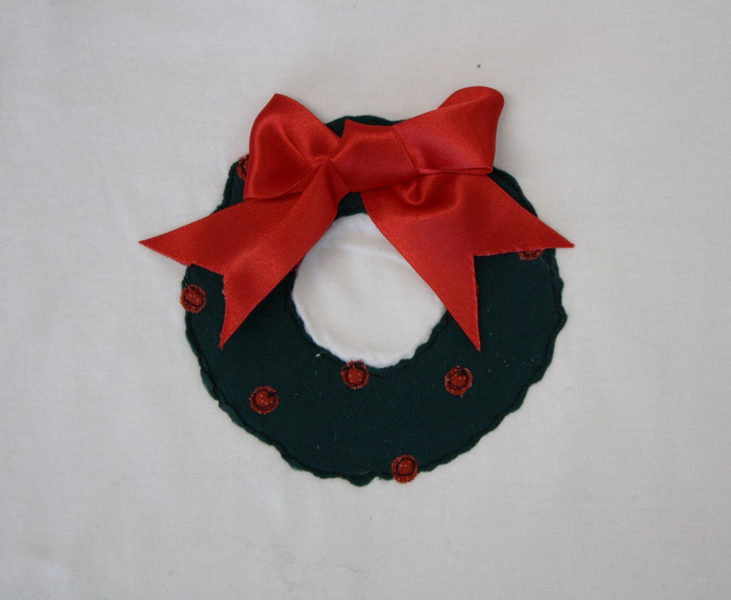 Maglietta natalizia a maniche lunghe con ghirlanda - taglia 3 anni