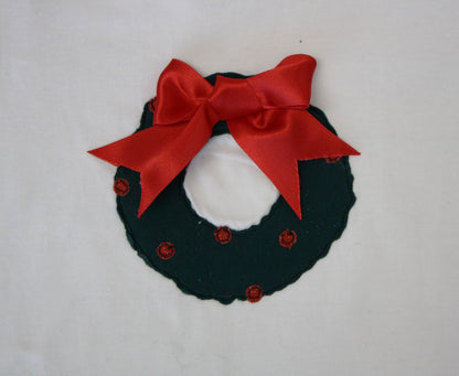 Maglietta natalizia a maniche lunghe con ghirlanda - taglia 3 anni