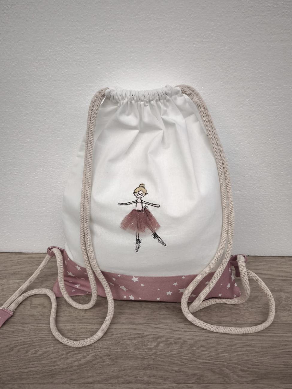 Zainetto bambina per asilo “Ballerina” – personalizzabile
